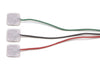 1023: Small Hydrogel Electrodes with Wires (3x10) 1023 EMG Disposable Surface Electrodes, Ag/AgCl , with 3 x 24-inch colored leads