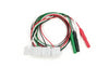 1025: Small Hydrogel Electrodes with Wires (4x10) Wrapped for packaging 1025 EMG Disposable Surface Electrodes in Green, Black, Red, and White