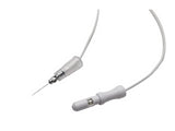 DEN-12SAF: EEG Needles, 12mm x 29 gauge, 48" DEN 12 EEG Needle with white lead-wire of 48 inches