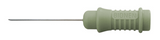 BIOC Series: BIONEN Concentric Needle Electrodes Close up of the BIOC 25 F (Fine) Concentric Needle Electrode