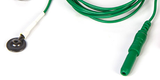 CUP Series: Disposable EEG Cups EEG Cup single cup with 1 meter green lead-wire