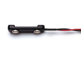 DDB-30BSAF: Cathode Distal Black Bar, Concave DDB-30BSAF Reusable Bar Electrode. Flat 10mm Discs, Black bar, 30mm center to center spacing