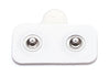 Discontinued: DDN Series: Disposable Dual Snap Electrodes (5x24) DDN-20 Disposable EMG Surface Electrode. Two 9mm Ag/AgCl discs. 20mm center spacing