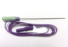 DIN Series: Technomed Hypodermic EMG Needles (10 per box) DIN 75 with purple Lead-Wire Hypodermic EMG Needle