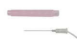 DTM Series: Monopolar Needle Electrodes DTM 1.5 inch monopolar needle electrode with pink cap