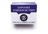 DTS01: Disposable Skin Temperature Strips Box of Disposable Temperature Strips. 57mm X 19mm, 16 events from 26 degree C to 33.5 degree C.