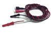 DX Series: Braided Safety Socket Extensions DX Safety socket extensions with red and black twisted lead-wire