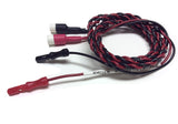 DX Series: Braided Safety Socket Extensions DX Safety socket extensions with red and black twisted lead-wire