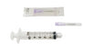 E7: Blunt Needle Syringe KIT for Electro-Cap Syringe, blunt needle, and packaging for kit