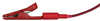 ETL Series: Single Alligator Clips Red alligator clip of the ETL series