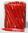 EZMRK Series: Skin Markers, Easily Removable Ink Container of 30 red skin markers EZMRK