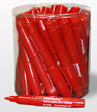 EZMRK Series: Skin Markers, Easily Removable Ink Container of 30 red skin markers EZMRK