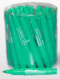 EZMRK Series: Skin Markers, Easily Removable Ink Container of 30 green skin markers EZMRK