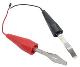 FC-294: Finger Clips, Booted Set of 2 finger clips in red and black with diamond-shaped fit