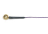 GH Series: Cast Gold-plated 10mm EEG Cups EEG Cup in 10mm gold-plated cup with purple lead-wire