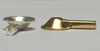 SH Series: Cast Pure Silver 10mm EEG Cups Silver and gold EEG cups