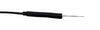 GR Series: Reusable Veterinary Needle Electrodes (1 or 10) 0.5 inch monopolar veterinary needle electrode with black lead-wire