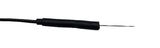 GR Series: Reusable Veterinary Needle Electrodes (1 or 10) 0.5 inch monopolar veterinary needle electrode with black lead-wire