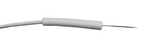0.5 inch veterinary needle electrode with white lead-wire