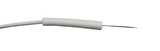 GR Series: Reusable Veterinary Needle Electrodes (1 or 10) 0.5 inch veterinary needle electrode with white lead-wire