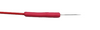 GR Series: Reusable Veterinary Needle Electrodes (1 or 10) Half inch (0.5 inch) monopolar veterinary needle electrode with red lead-wire