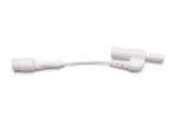 PB: Piggy-Back Adapter to Plug 2 Electrodes into 1 Adapter to plug 2 electrodes with standard sockets into 1 outlet