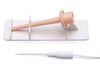 PRO Series: Protectrode® - Monopolar Needle Electrodes (30) Monopolar Needle Electrode PRO-37 with Protectrode Safety Cap and large white handle