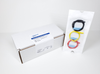 PRO-E3: Protectrode® - Neonatal EEG or aEEG Needle Electrodes, Blue Cap White box of 30 EEG or aEEG needle electrodes 62056 / 62057 / PRO-E3 of red yellow and black lead-wire colors