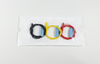 PRO-E3: Protectrode® - Neonatal EEG or aEEG Needle Electrodes, Blue Cap Sterile peel pouch of 3 aEEG needle electrodes with black, yellow, and red lead-wires
