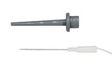 PRO Series: Protectrode® - Monopolar Needle Electrodes (30) Gray Protectrode Safety Cap and Monopolar Needle Electrode in long 50mm length