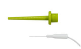 PRO Series: Protectrode® - Monopolar Needle Electrodes (30) Fine 25mm monopolar needle electrode (PRO-25F) with lime green safety cap