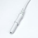 DTM Series: Monopolar Needle Electrodes White touch proof safety socket
