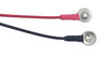 SEA Series: Twisted Pair Discs, Tin or Gold-plated Tin disc surface electrodes in black and red