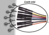 WBT-DSAF: Detachable 48 Lead-wires for EEG cups in brown, yellow, gray, red, purple, blue, green, white, black, and orange