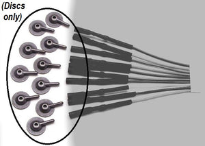 Disposable EEG Cups with Reusable Lead-Wires