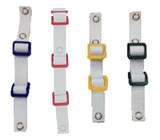 E13: Replacement Cap Strap Series for Electro-Cap 4 color-coded replacement straps for Electro-Cap EEG caps