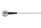 WBT Series: 9mm EEG Cups, Gold-plated, Silver, Tin EEG Cup Electrode with White Lead-Wire