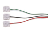 1023 EMG Disposable Surface Electrodes, Ag/AgCl , with 3 x 24-inch colored leads