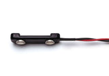DDB-30SAF Reusable Bar Electrode. Concave 9mm Discs, Black bar, 30mm center to center spacing