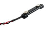 DDB-F30 black bar electrode, black, with flat 9mm discs spaced 30mm apart center-to-center
