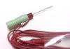 DIN 25F (Fine) Red Lead-Wire Hypodermic EMG Needle