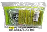 Sample pack of DTM-1.00F (Fine) with lime green cap (now white) in sterile packaging