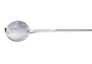 EVR Series Reusable Ground Electrodes. 32mm diameter flat round disc, with tip