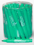 Container of 30 green skin markers EZMRK