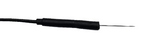 0.5 inch monopolar veterinary needle electrode with black lead-wire