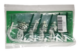 PRO-25 monopolar needle electrode sample pack with green protectrode safety cap 