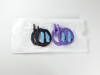 Sterilized PRO-E5 OBM00046 packaged in sets of 4 (2 purple wires and 2 black wires with baby blue safety cap / sheath)