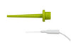 Fine 25mm monopolar needle electrode (PRO-25F) with lime green safety cap