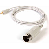 Concentric electrode cable in white